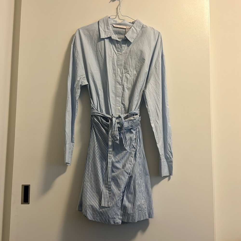 Zara Striped Shirt Dress